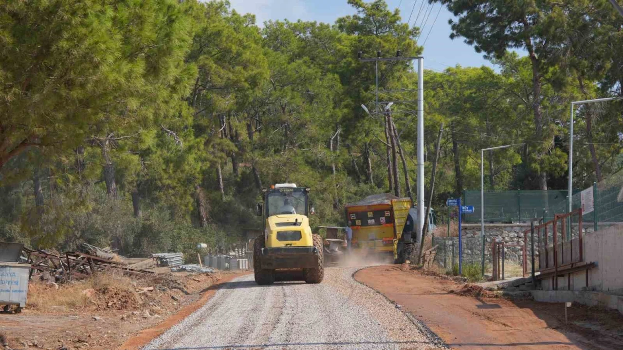 Keşefli Mahallesinde 2 kilometrelik yol asfaltla buluştu