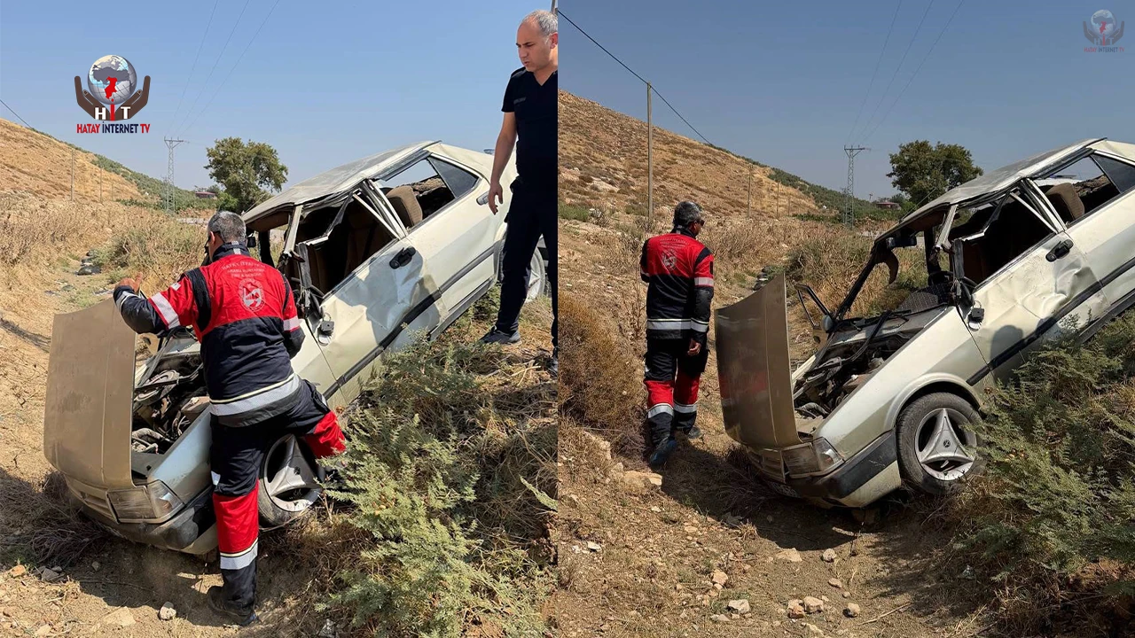 Kırıkhanda trafik kazası: 3 yaralı