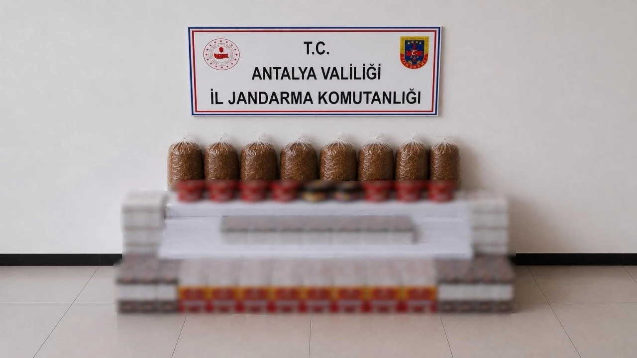 Manavgatta kaçak tütün operasyonu: 30 bin dolu makaron ele geçirildi