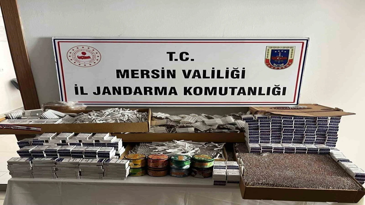Mersinde sigara kaçakçılığı operasyonu: 32 bin 120 makaron ele geçirildi