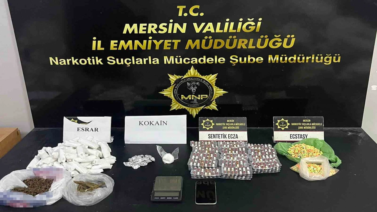 Mersinde uyuşturucu operasyonları: 5 tutuklama
