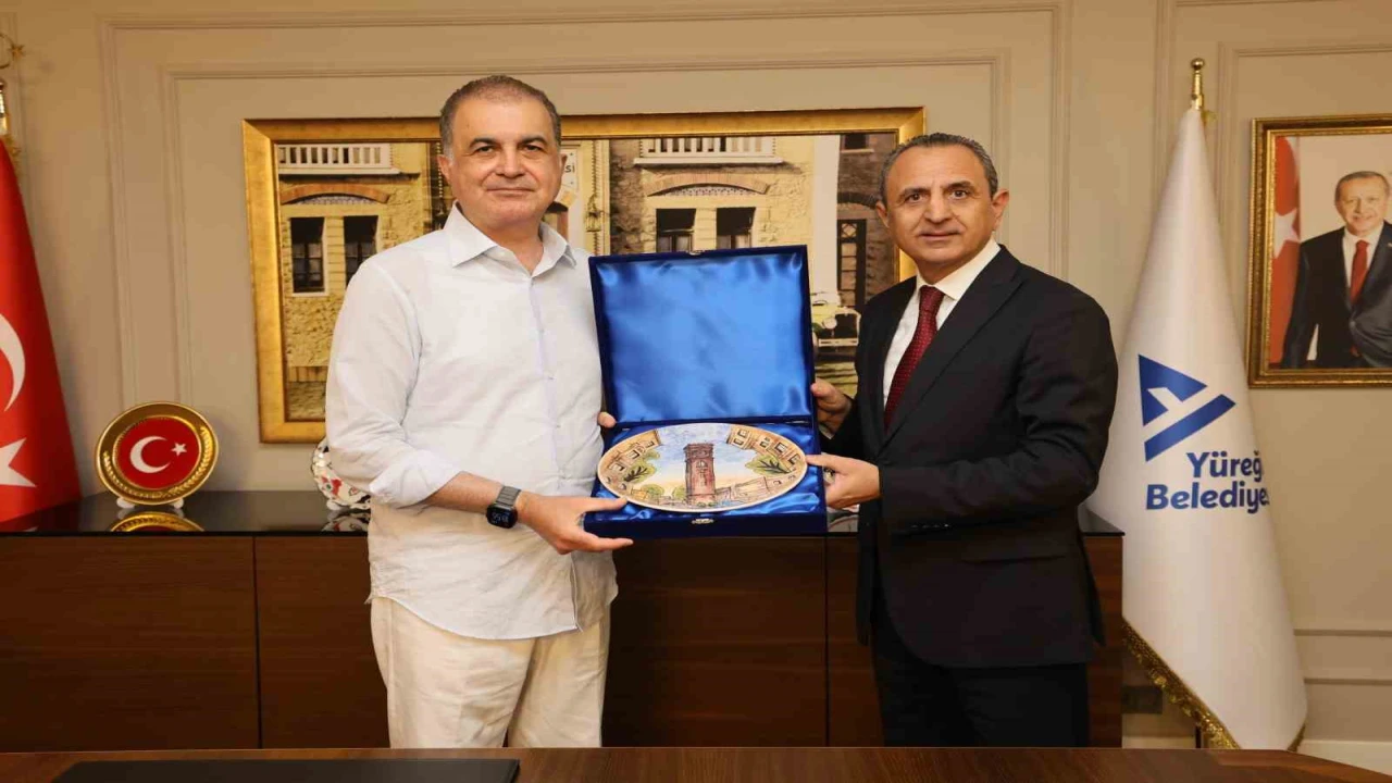 Ömer Çelikten Yüreğir Belediye Başkan Vekili Tarık Özünala ziyaret