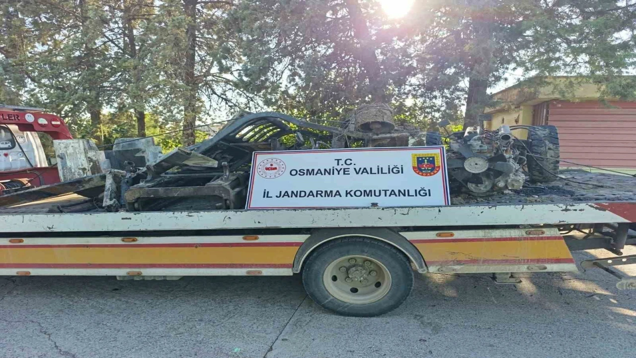 Osmaniyede çalınan forklift 168 saatlik kamera incelemesiyle bulundu: 3 tutuklama
