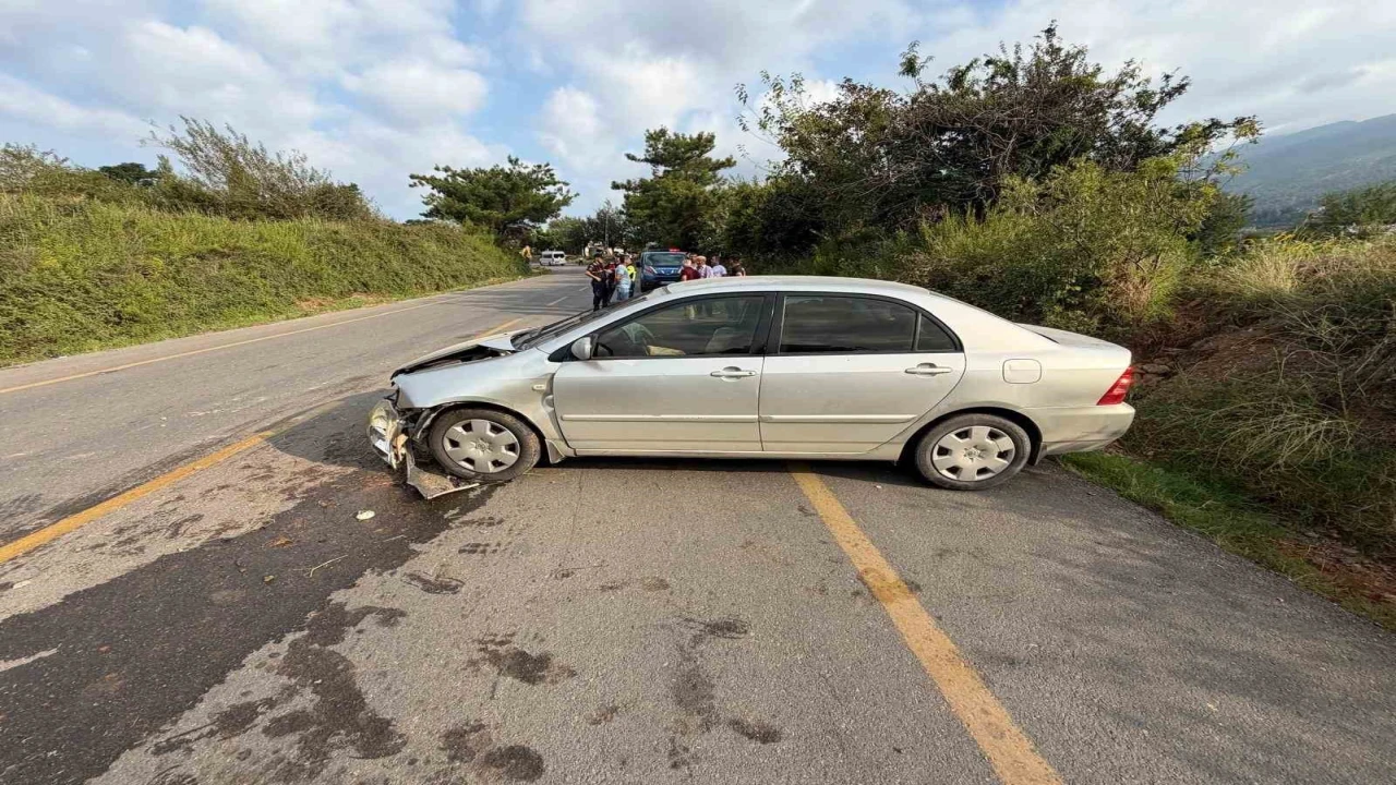 Osmaniyede kontrolden çıkan otomobil takla attı: 1 yaralı