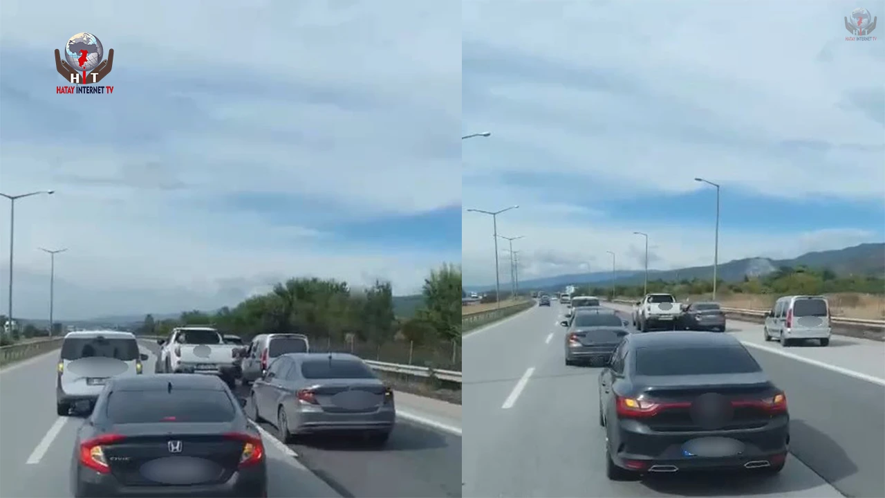 Otoyolda düğün konvoyu oluşturan sürücülere ceza yağdı