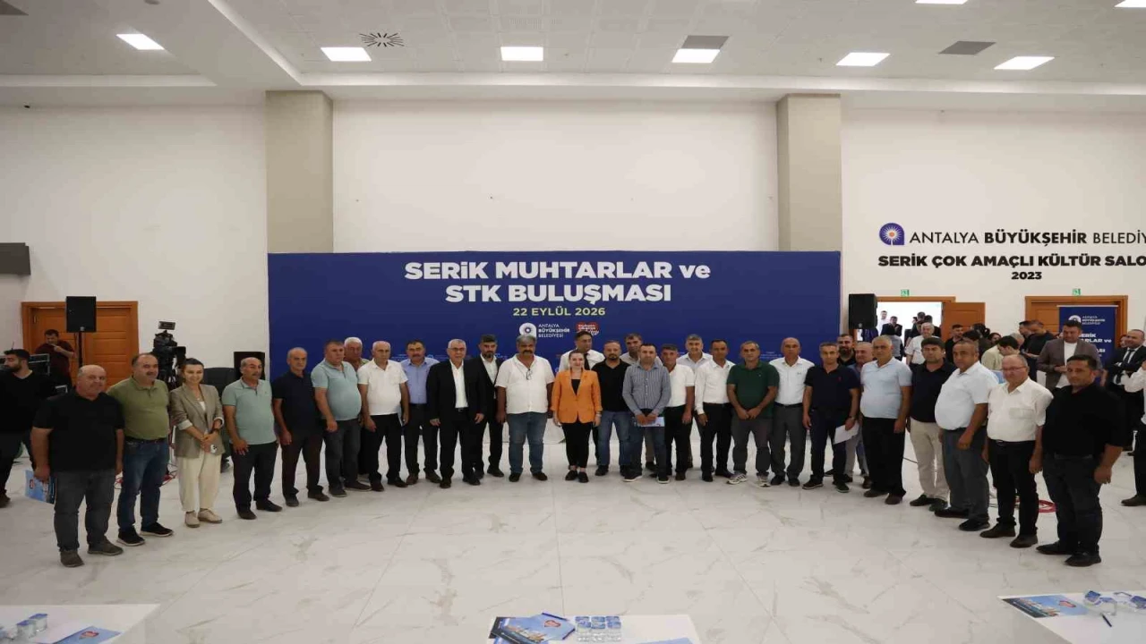 Özdemir, muhtarlarla buluştu: Sizden gelecek her talep bizim yol haritamızdır