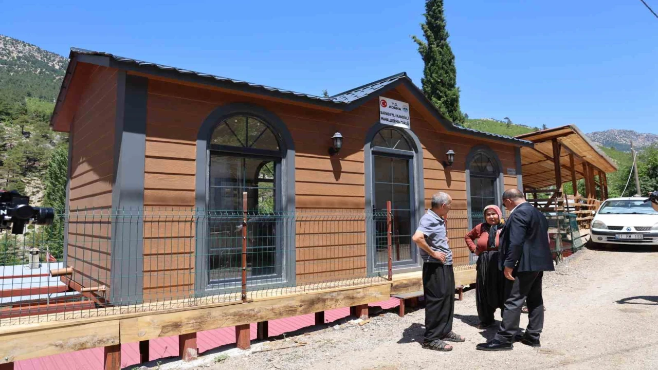 Saimbeylide her mahalleye muhtar evi