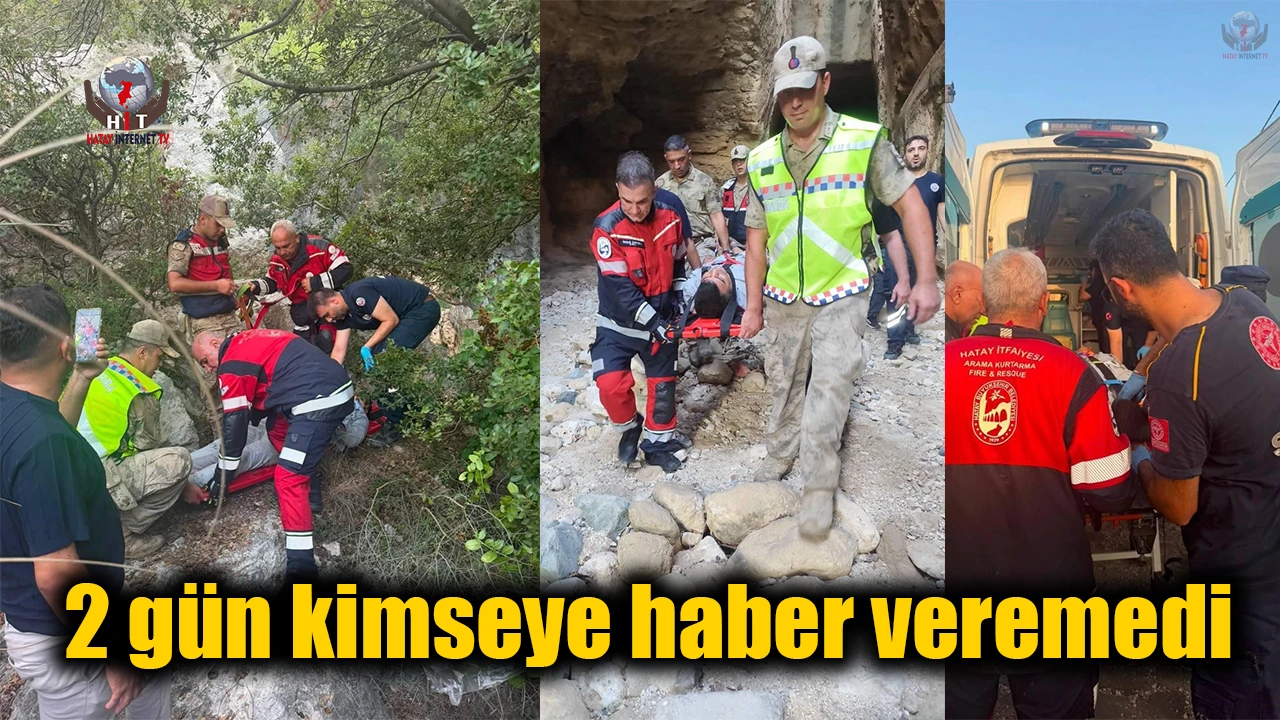 Taşa takılıp tarihi tünele düşen adam, telefonu yanında olmayınca 2 gün kimseye haber veremedi