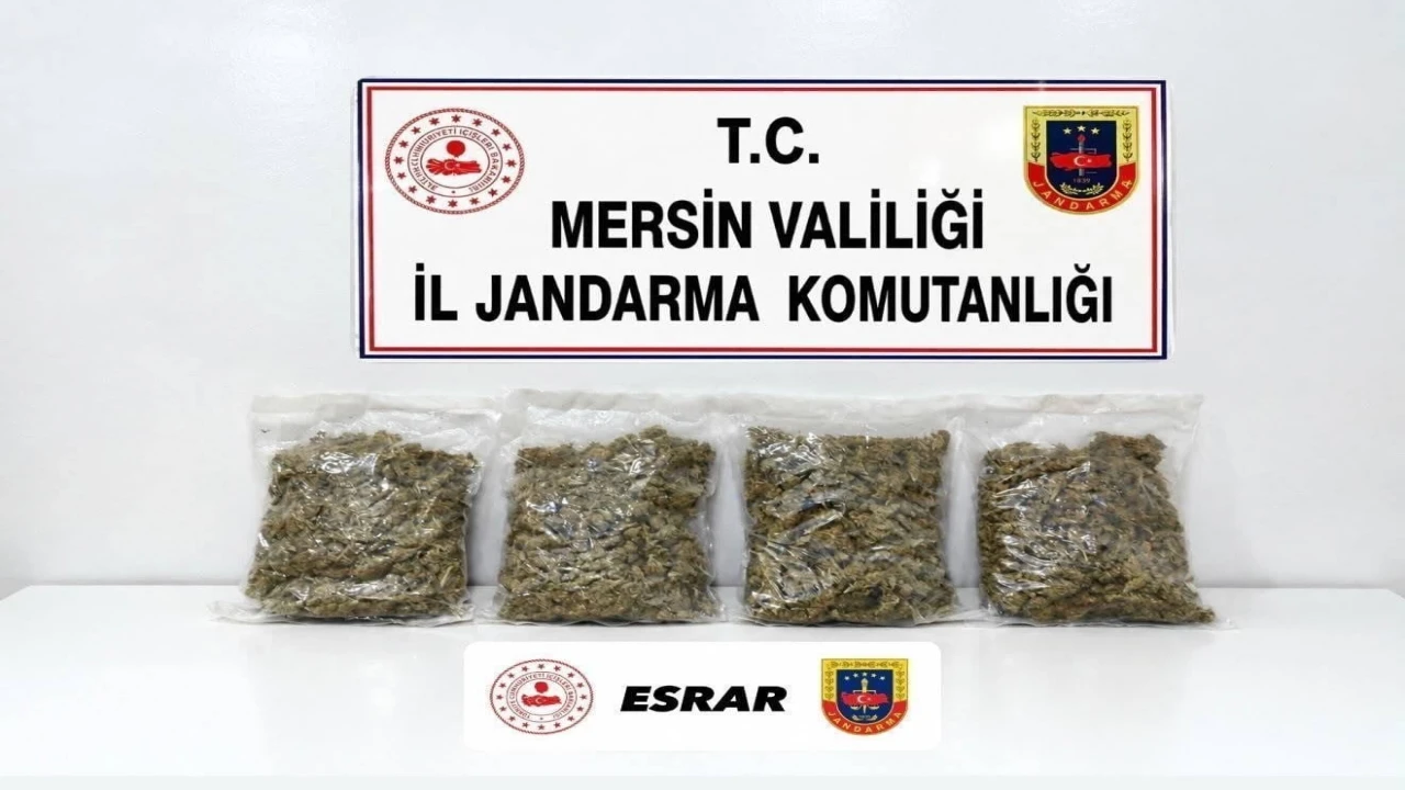 Uyuşturucu taciri 2 kilo 100 gram esrarla yakalandı