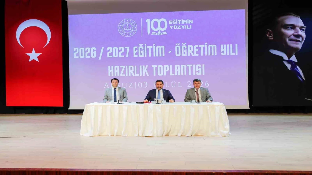 Vali Masatlı başkanlığında 2026-2027 eğitim öğretim yılı hazırlık toplantısı gerçekleştirildi