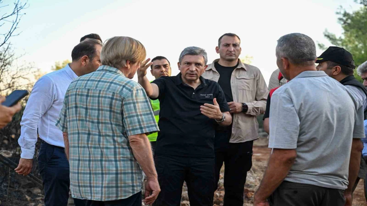 Vali Şahin, Antalyadaki orman yangınlarının son durumunu paylaştı