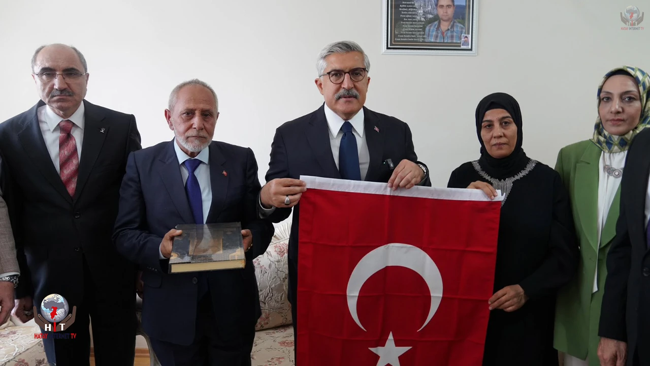 YAYMAN, ŞEHİT FIRAT KIZILKAYA’NIN AİLESİNİ ZİYARET ETTİ
