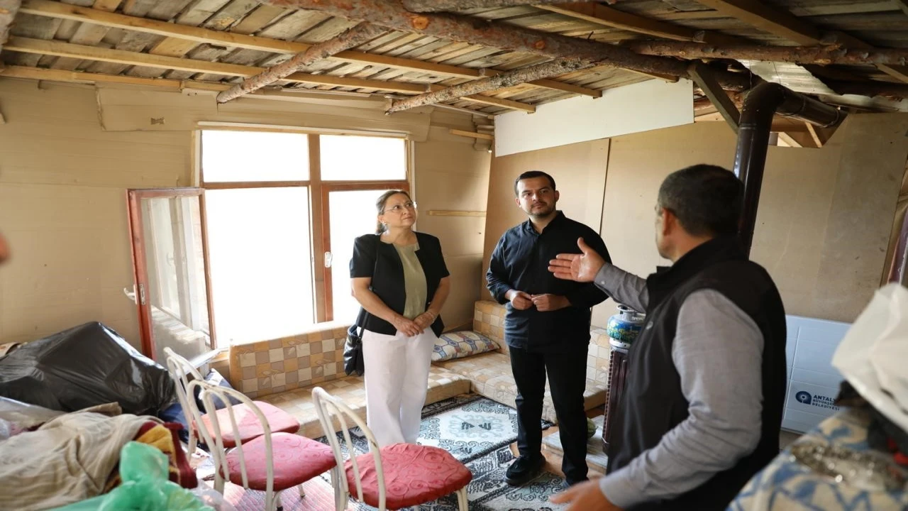 Alanyada yaşlı çift yeni yuvasına kavuştu