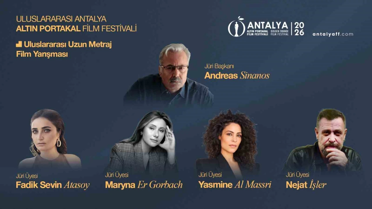Altın Portakalın Uluslararası Uzun Metraj Film Yarışmasında jüri üyeleri belli oldu