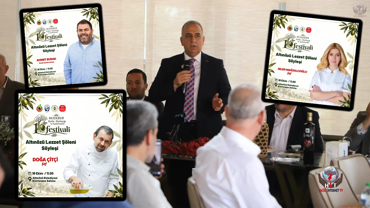 ALTINÖZÜ’NDE FESTİVAL İÇİN GERİ SAYIM BAŞLADI BAŞKAN SARI’DAN VATANDAŞLARA FESTİVAL DAVETİ