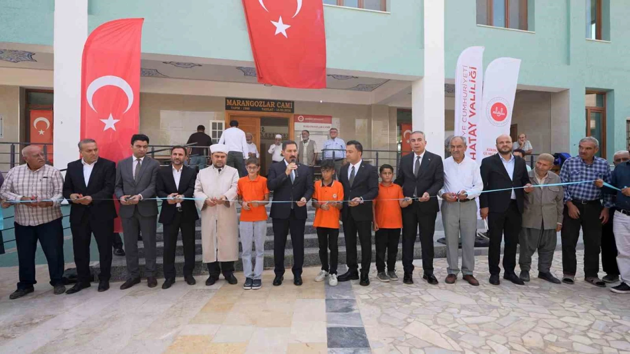 Asrın felaketinin ardından inşa edilen 137nci cami ibadete açıldı