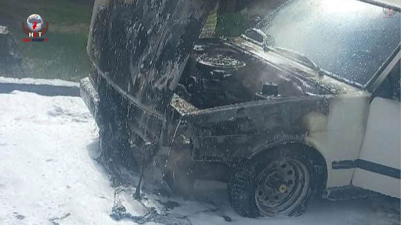 Erzin’de TOFAŞ alevlere teslim oldu