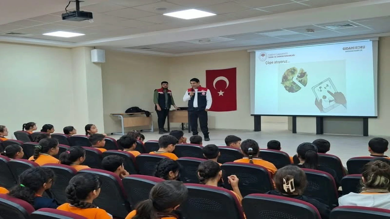 Hatayda öğrencilere gıda israfına karşı farkındalık eğitimi verildi