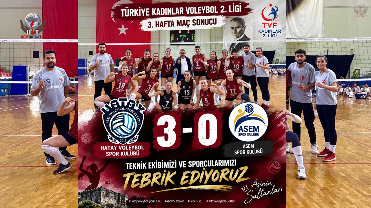 HATAY’IN SULTANLARI SAHADAN GALİBİYETLE AYRILDI