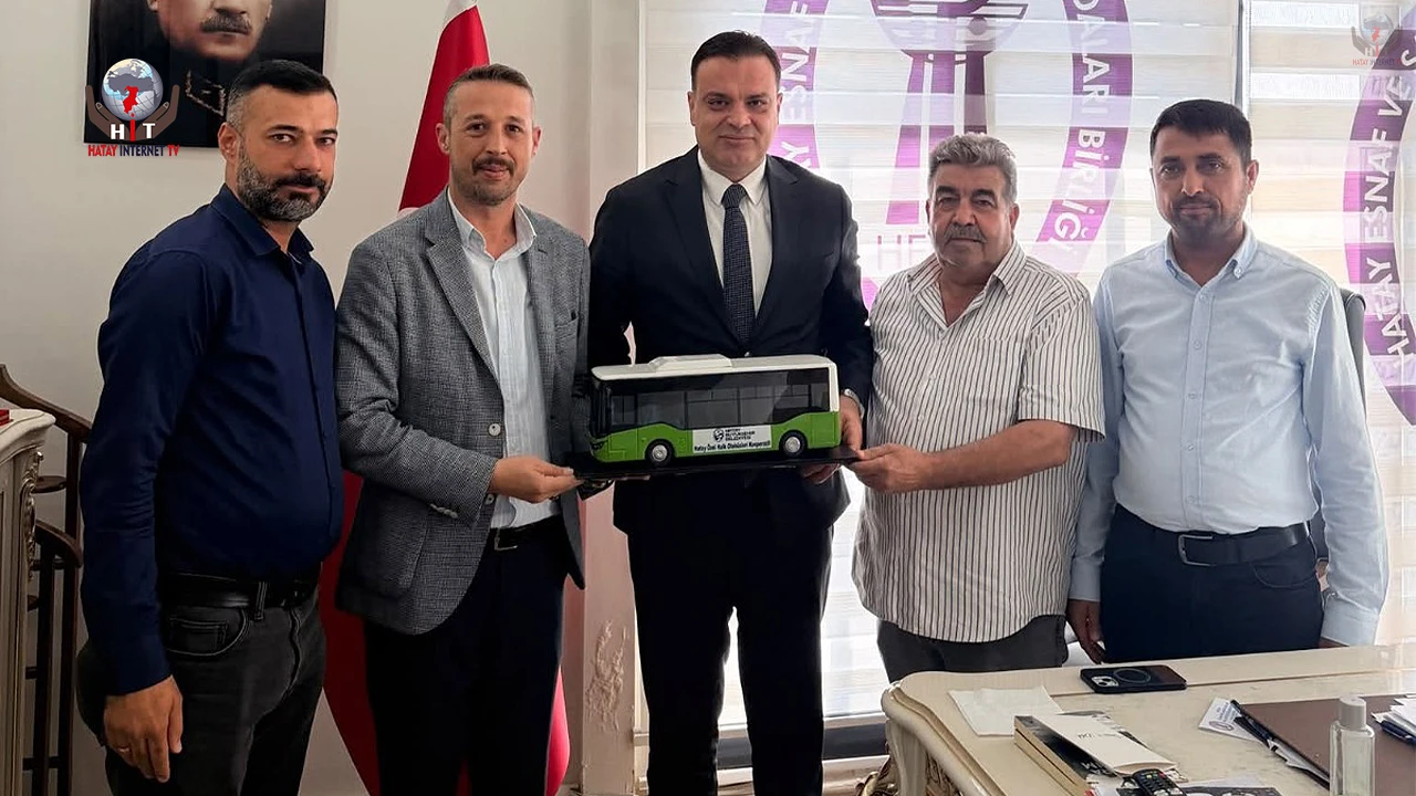 HESOB BAŞKANI YILMAZ’A HAYIRLI OLSUN ZİYARETİ