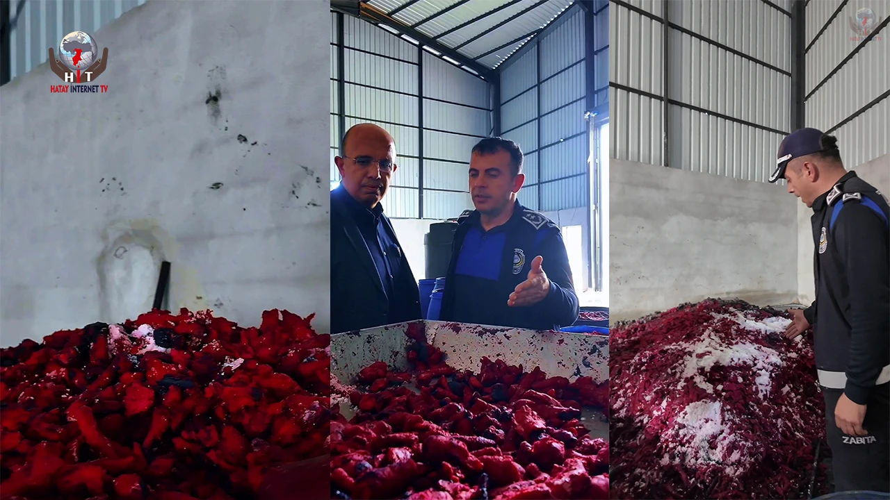 İhbar üzerine gidilen adreste mide bulandıran şartlarda gıda üretildiği ortaya çıktı