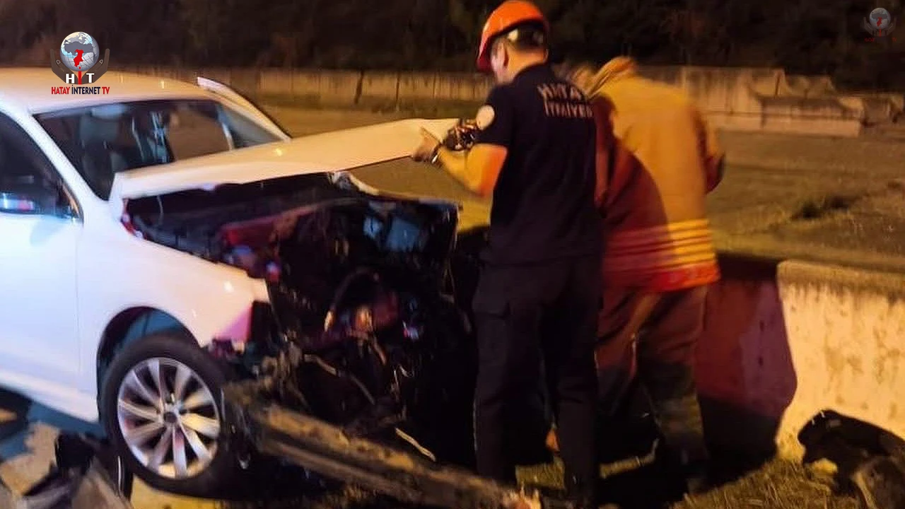 İskenderunda trafik kazası: 1 yaralı
