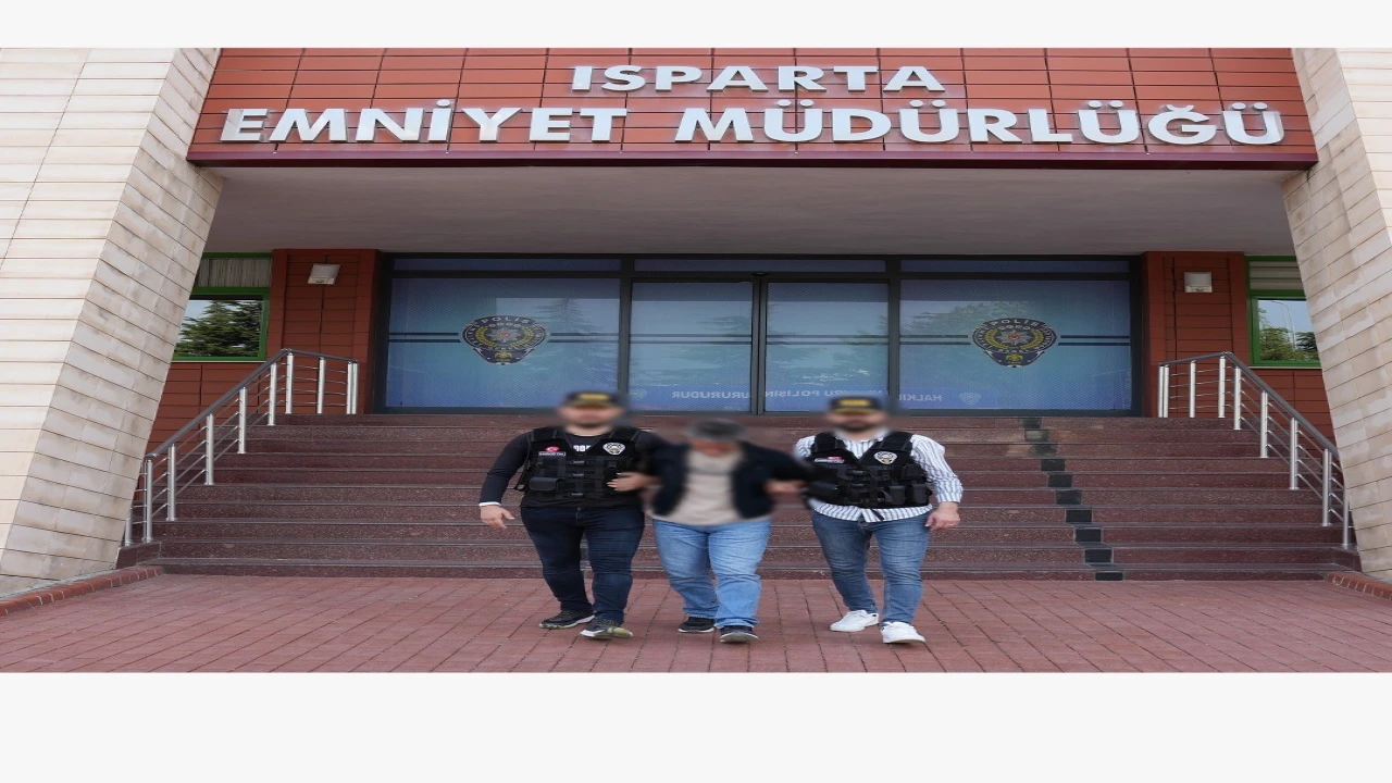 Ispartada 10 yıl 8 ay hapis cezası ile aranan şahıs yakalandı
