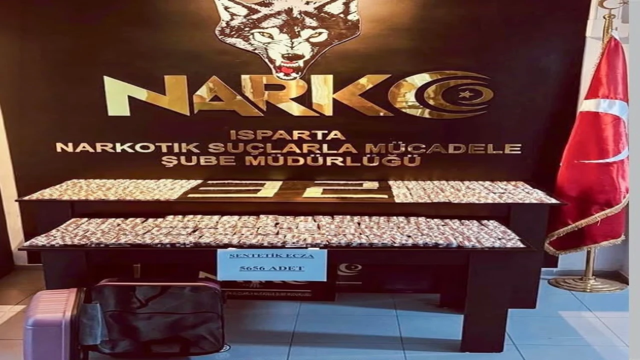 Ispartada uyuşturucu operasyonunda 2 şüpheli tutuklandı
