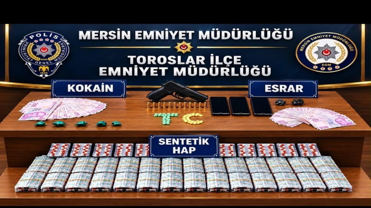 Mersinde torbacı operasyonu: 4 tutuklama