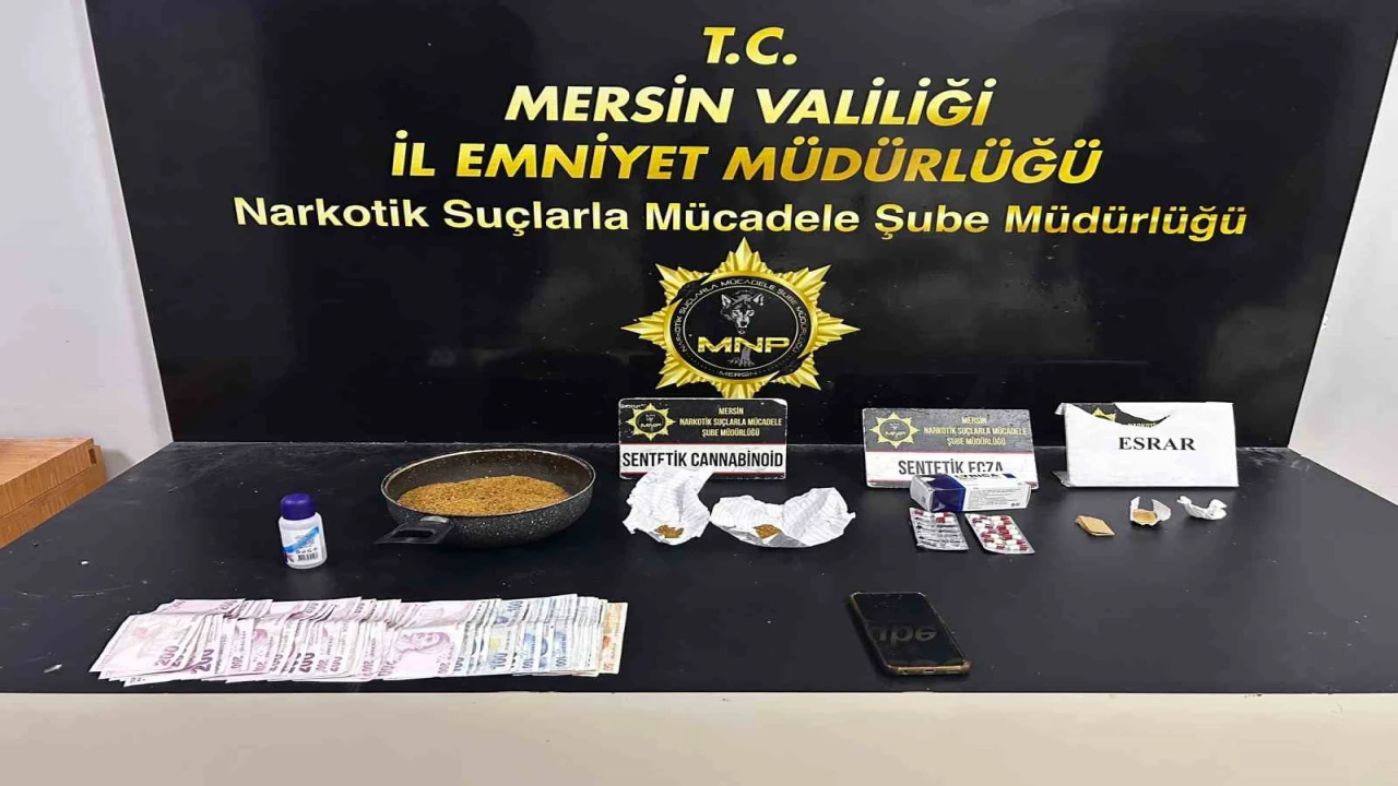 Mersinde uyuşturucu operasyonunda 1 şüpheli tutuklandı