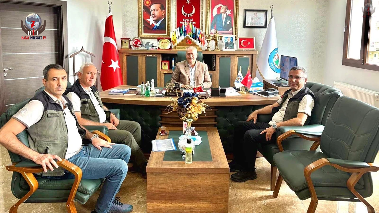 ORMAN BÖLGE MÜDÜRÜ GÜNAY’DAN HASSA BELEDİYESİNE ZİYARET