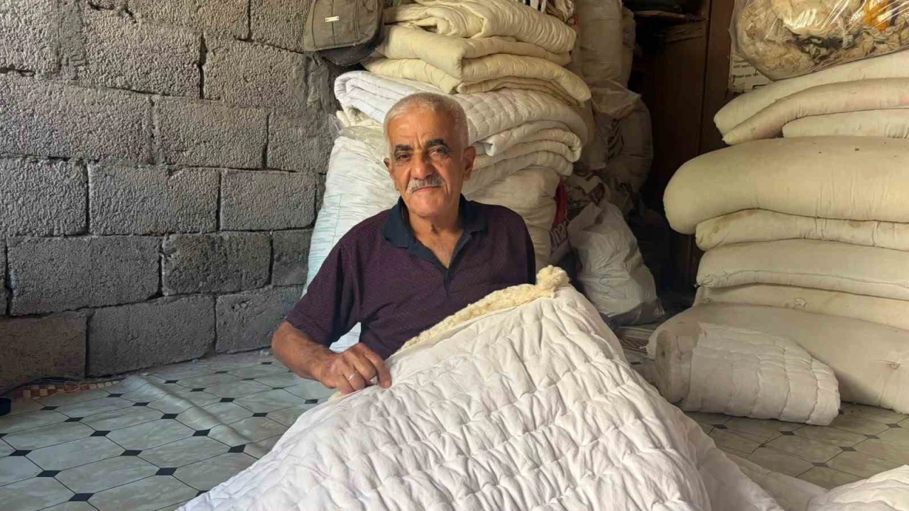 Osmaniyede 54 yıldır yorganlara ilmek ilmek emek işliyor