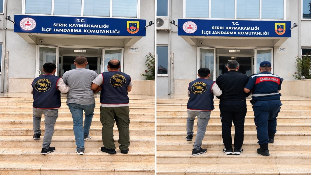 Serikte hapis cezası ile aranan 2 hükümlü yakalandı