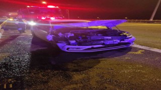 5 kişinin bulunduğu otomobil tıra arkadan çarptı, burunları bile kanamadı