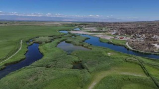 Ağrı Dağı Milli Parkının eşsiz doğal güzelliği havadan görüntülendi