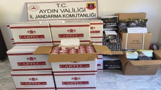 Aydında 360 bin boş makaron ele geçirildi