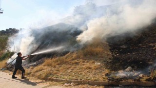 Aytepedeki yangın kontrol altına alındı