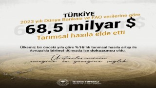 Bakan Yumaklı: “Tarımsal hasılada Türkiye, Avrupada birinci oldu”