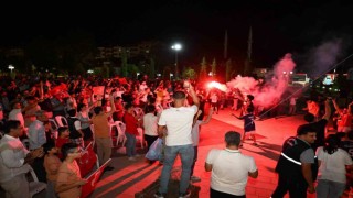Battalgazi Belediyesinde milli maç coşkusu