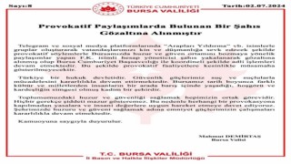 Bursada provokasyona gözaltı