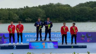 Büyükşehrin sporcusu Slovakyada tarih yazdı