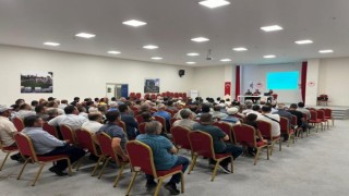 Çavdarhisarda çiftçi bilgilendirme toplantısı