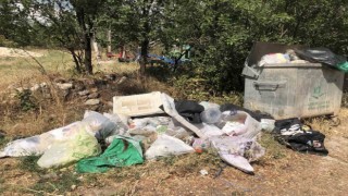 Çavdarhisarda Çöplerimiz bir ayı aşkın süredir toplanmadı iddiası