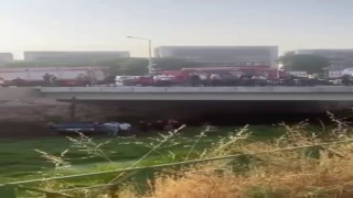 Direksiyon hakimiyetini kaybedip dereye uçtu