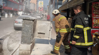 Dörtyol’da elektrik panosu yandı