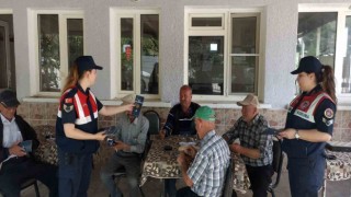 Edirne jandarması vatandaşları şiddette karşı bilgilendirdi