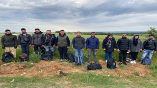 Edirnede bir haftada 282 kaçak göçmen ve 5 organizatör yakalandı