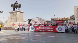 Emekli Memur-Senden enflasyon oranları sonrası basın açıklaması