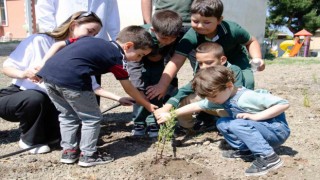 Fidanları Toprakla, Minikleri Eğlenceyle Buluşturdular