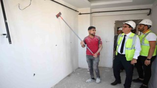 Geçit, kentsel dönüşüm konutlarını inceledi